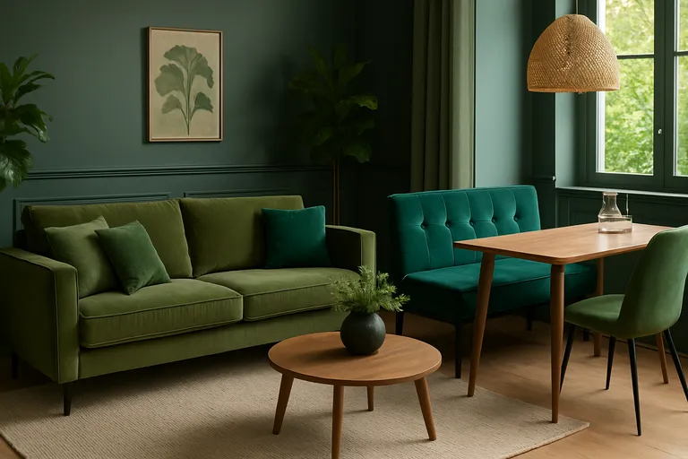 Groen en stijlvol: je interieur verrijken met banken en eetbanken Groen en stijlvol: je interieur verrijken met banken en eetbanken